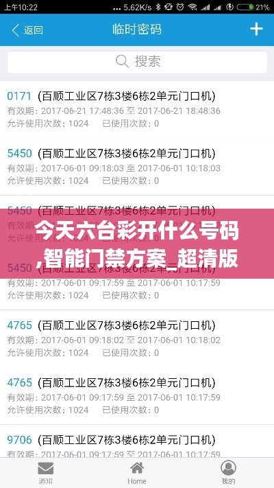 今天六台彩开什么号码,智能门禁方案_超清版HSW13.52