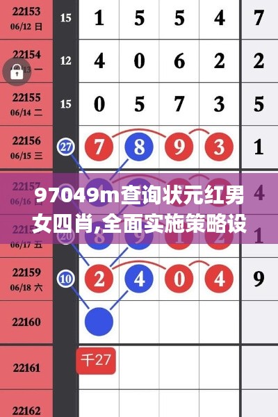 97049m查询状元红男女四肖,全面实施策略设计_潮流版NEG13.46