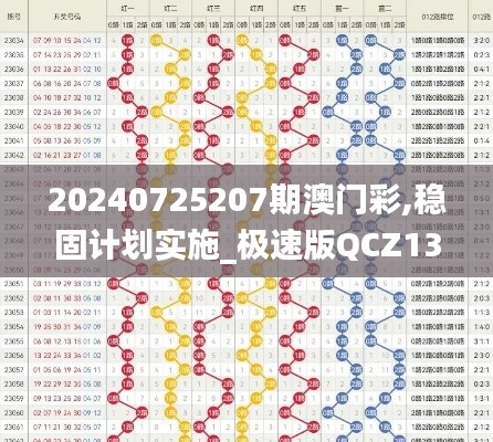 20240725207期澳门彩,稳固计划实施_极速版QCZ13.46