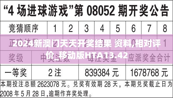 2024新澳门天天开奖结果 资料,相对评价_移动版HTA13.42