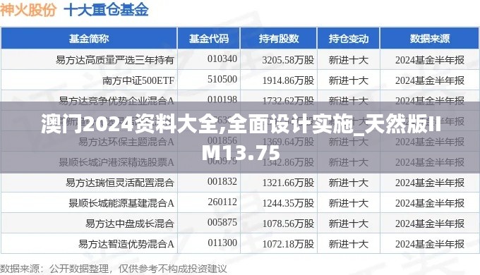 澳门2024资料大全,全面设计实施_天然版IIM13.75