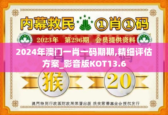 2024年澳门一肖一码期期,精细评估方案_影音版KOT13.6