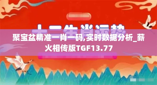 聚宝盆精准一肖一码,实时数据分析_薪火相传版TGF13.77