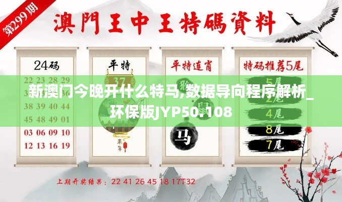 新澳门今晚开什么特马,数据导向程序解析_环保版JYP50.108