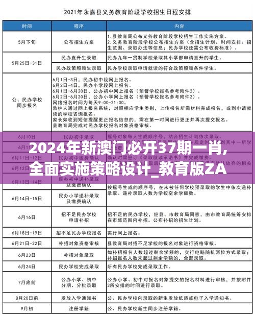 2024年新澳门必开37期一肖,全面实施策略设计_教育版ZAY58.175