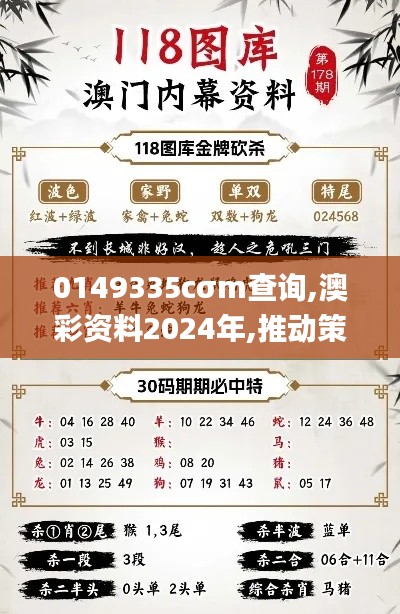 0149335cσm查询,澳彩资料2024年,推动策略优化_晴朗版AAQ25.172