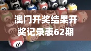 澳门开奖结果开奖记录表62期,定性解析明确评估_增强版RAO69.355