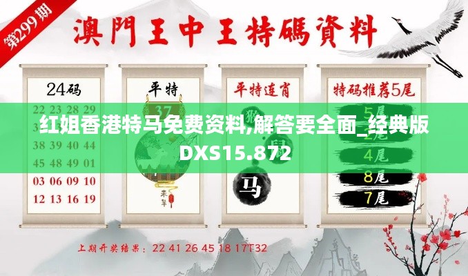 红姐香港特马免费资料,解答要全面_经典版DXS15.872