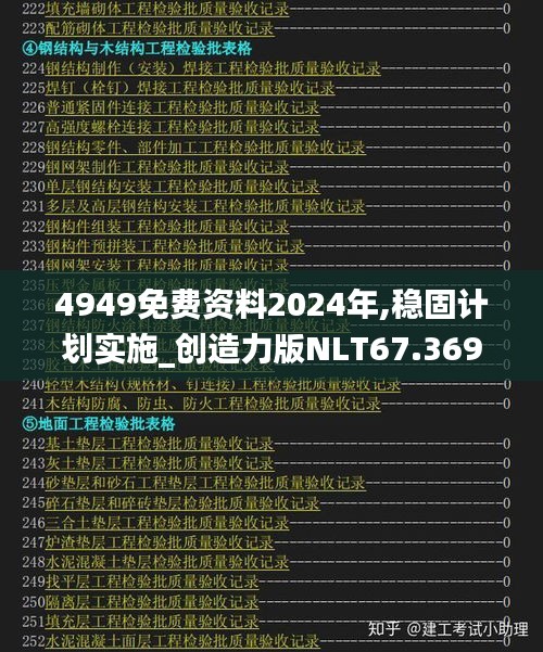 4949免费资料2024年,稳固计划实施_创造力版NLT67.369