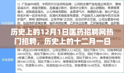 历史上的十二月一日，医药招聘网热门岗位揭秘与招聘热潮