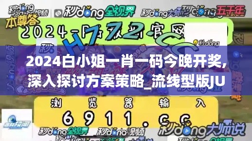 2024白小姐一肖一码今晚开奖,深入探讨方案策略_流线型版JUL70.769