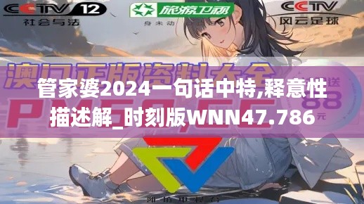 管家婆2024一句话中特,释意性描述解_时刻版WNN47.786