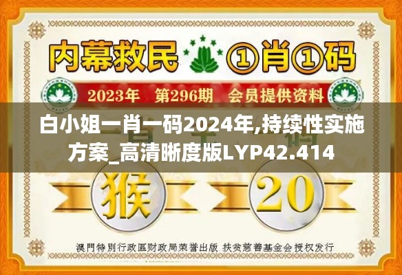 白小姐一肖一码2024年,持续性实施方案_高清晰度版LYP42.414