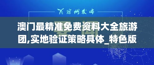 澳门最精准免费资料大全旅游团,实地验证策略具体_特色版DBL83.942