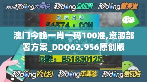 澳门今晚一肖一码100准,资源部署方案_DDQ62.956原创版