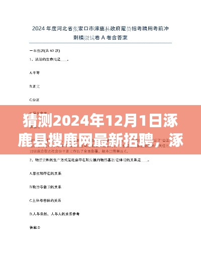 涿鹿县搜鹿网最新招聘趋势展望，2024年12月版揭秘与预测