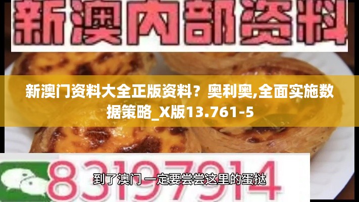 新澳门资料大全正版资料？奥利奥,全面实施数据策略_X版13.761-5