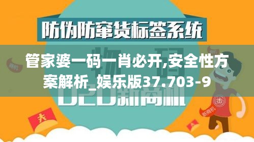 管家婆一码一肖必开,安全性方案解析_娱乐版37.703-9