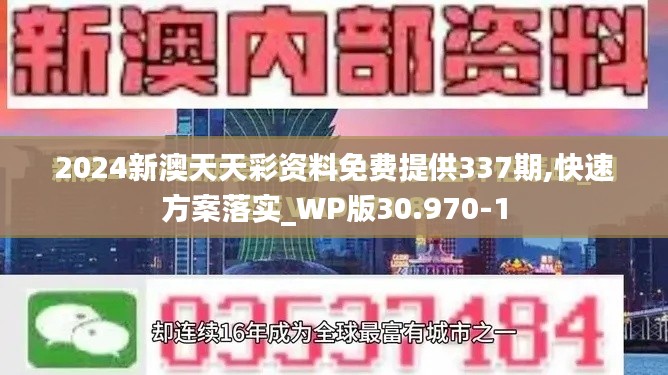 2024新澳天天彩资料免费提供337期,快速方案落实_WP版30.970-1