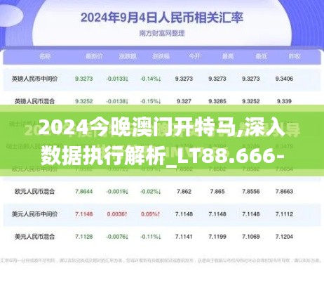 2024今晚澳门开特马,深入数据执行解析_LT88.666-6