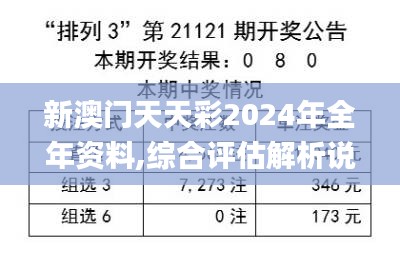 新澳门天天彩2024年全年资料,综合评估解析说明_顶级版11.526-3