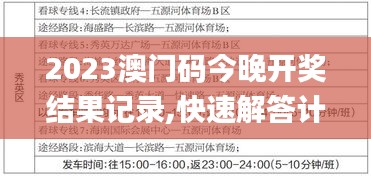 2023澳门码今晚开奖结果记录,快速解答计划解析_薄荷版59.814-6