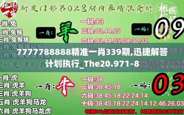 7777788888精准一肖339期,迅捷解答计划执行_The20.971-8