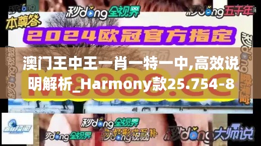 澳门王中王一肖一特一中,高效说明解析_Harmony款25.754-8