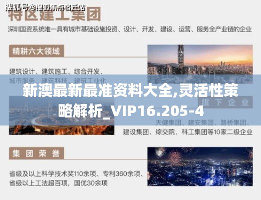 新澳最新最准资料大全,灵活性策略解析_VIP16.205-4