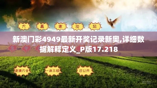 新澳门彩4949最新开奖记录新奥,详细数据解释定义_P版17.218