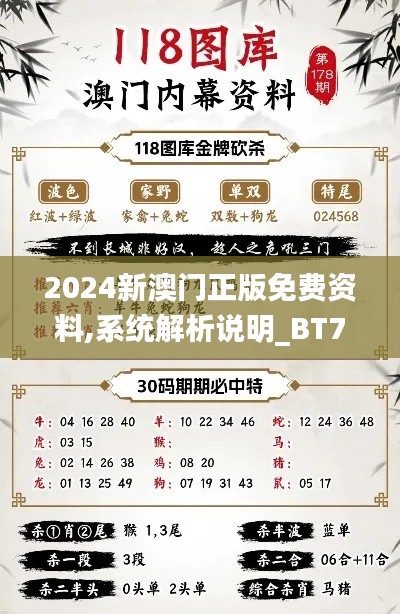 2024新澳门正版免费资料,系统解析说明_BT70.483