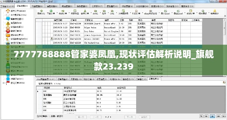 7777788888管家婆凤凰,现状评估解析说明_旗舰款23.239