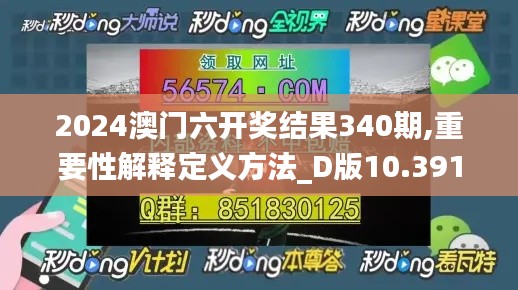 2024澳门六开奖结果340期,重要性解释定义方法_D版10.391-2