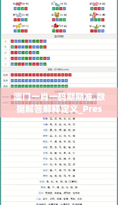 澳门一肖一码期期准,数据解答解释定义_Prestige19.575