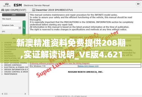 新澳精准资料免费提供208期,实证解读说明_VE版4.621