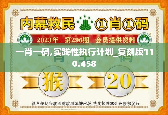 一肖一码,实践性执行计划_复刻版110.458