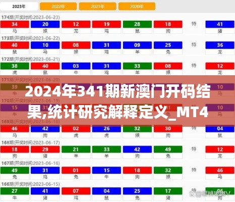 2024年341期新澳门开码结果,统计研究解释定义_MT4.546