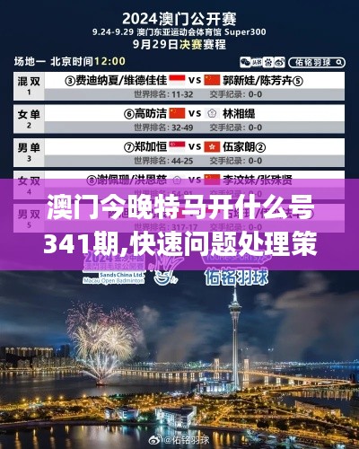 澳门今晚特马开什么号341期,快速问题处理策略_扩展版8.773