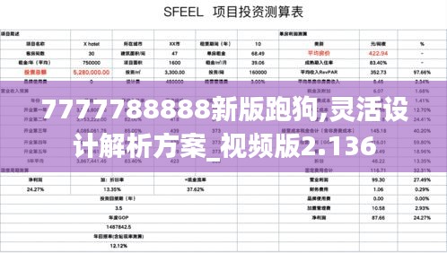 7777788888新版跑狗,灵活设计解析方案_视频版2.136