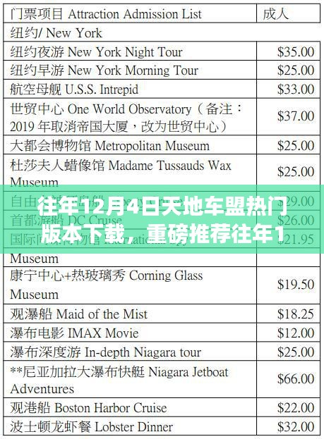 往年12月4日天地车盟热门版本下载攻略，开启智能车生活之门