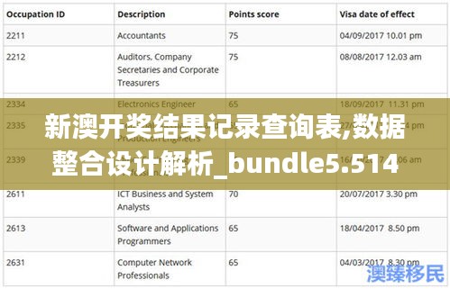 新澳开奖结果记录查询表,数据整合设计解析_bundle5.514