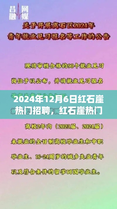 2024年12月6日红石崖热门招聘，红石崖热门招聘，聚焦行业趋势与个人发展