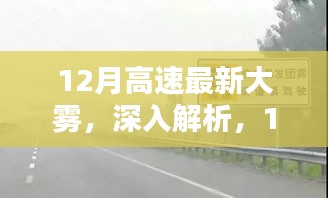 12月高速大雾解析，特性与驾驶体验探讨