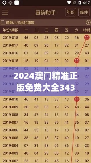 2024澳门精准正版免费大全343期,澳门最准一码一码揭秘_专属版3.600