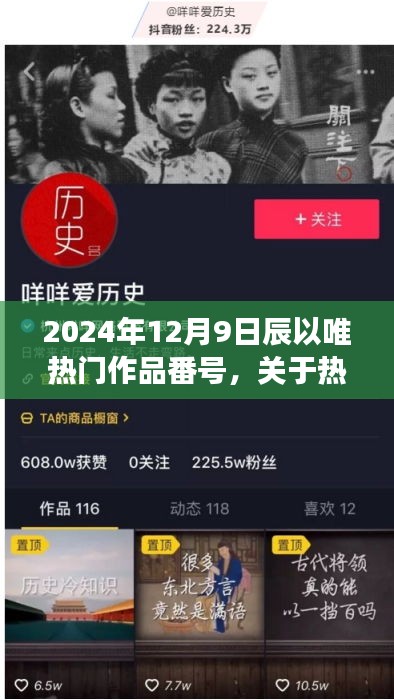 关于热门作品番号与公众道德伦理的探讨——以辰以唯热门作品为例的涉黄问题观察（2024年观察）