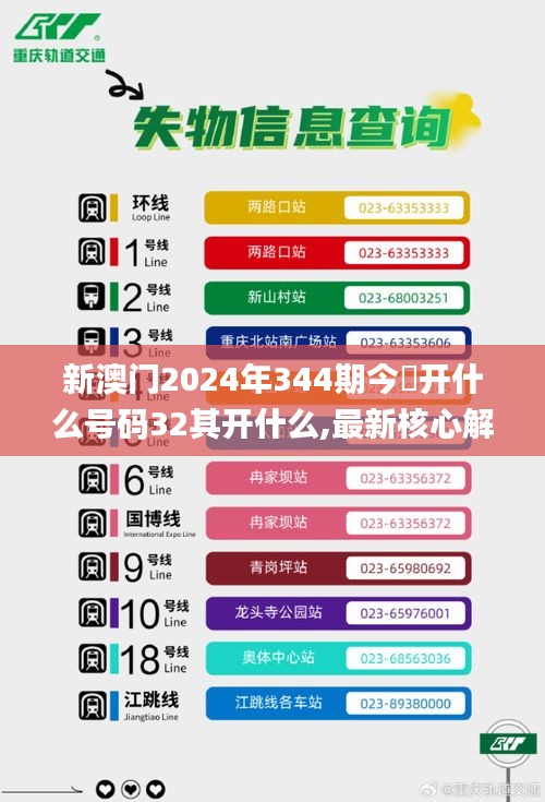 新澳门2024年344期今睌开什么号码32其开什么,最新核心解答落实_6DM10.279