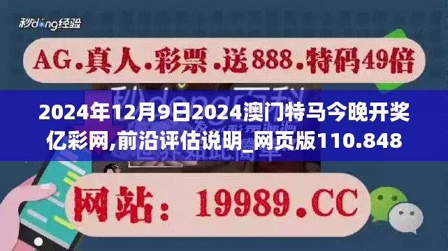 2024年12月9日2024澳门特马今晚开奖亿彩网,前沿评估说明_网页版110.848