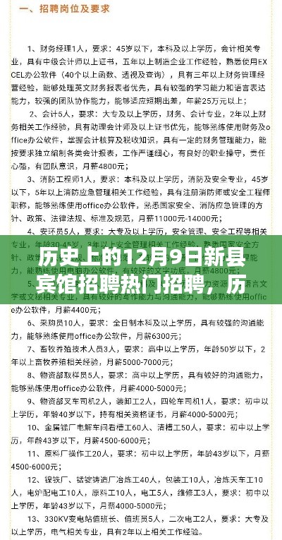 历史上的12月9日新县宾馆热门招聘深度解析，职位特性、体验、竞品对比与目标用户分析