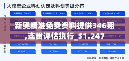 新奥精准免费资料提供346期,连贯评估执行_S1.247