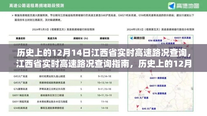 历史上的12月14日与今日江西省实时高速路况查询指南详解